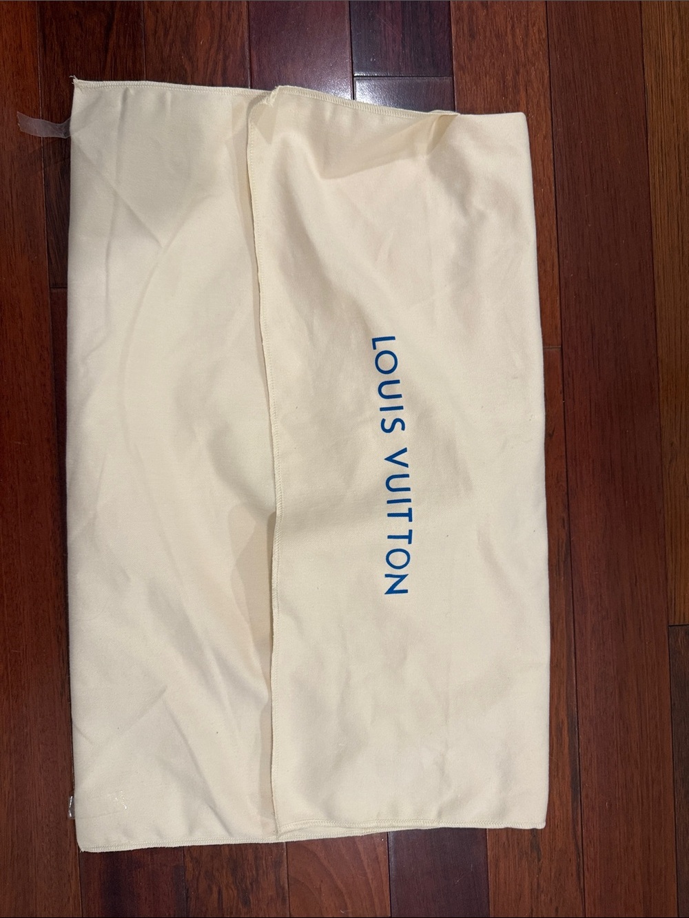 Louis Vuitton Cream Dust Bag Storage
